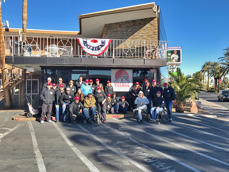 Project Hero Staffers Help Las Vegas Veterans 
